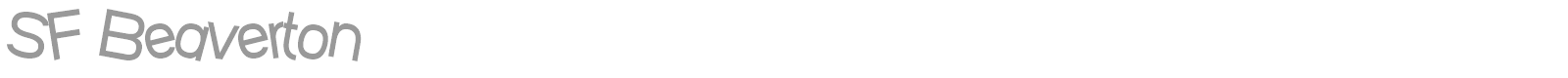 SF Beaverton font preview
